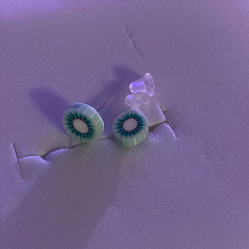 Tiny fruit earrings